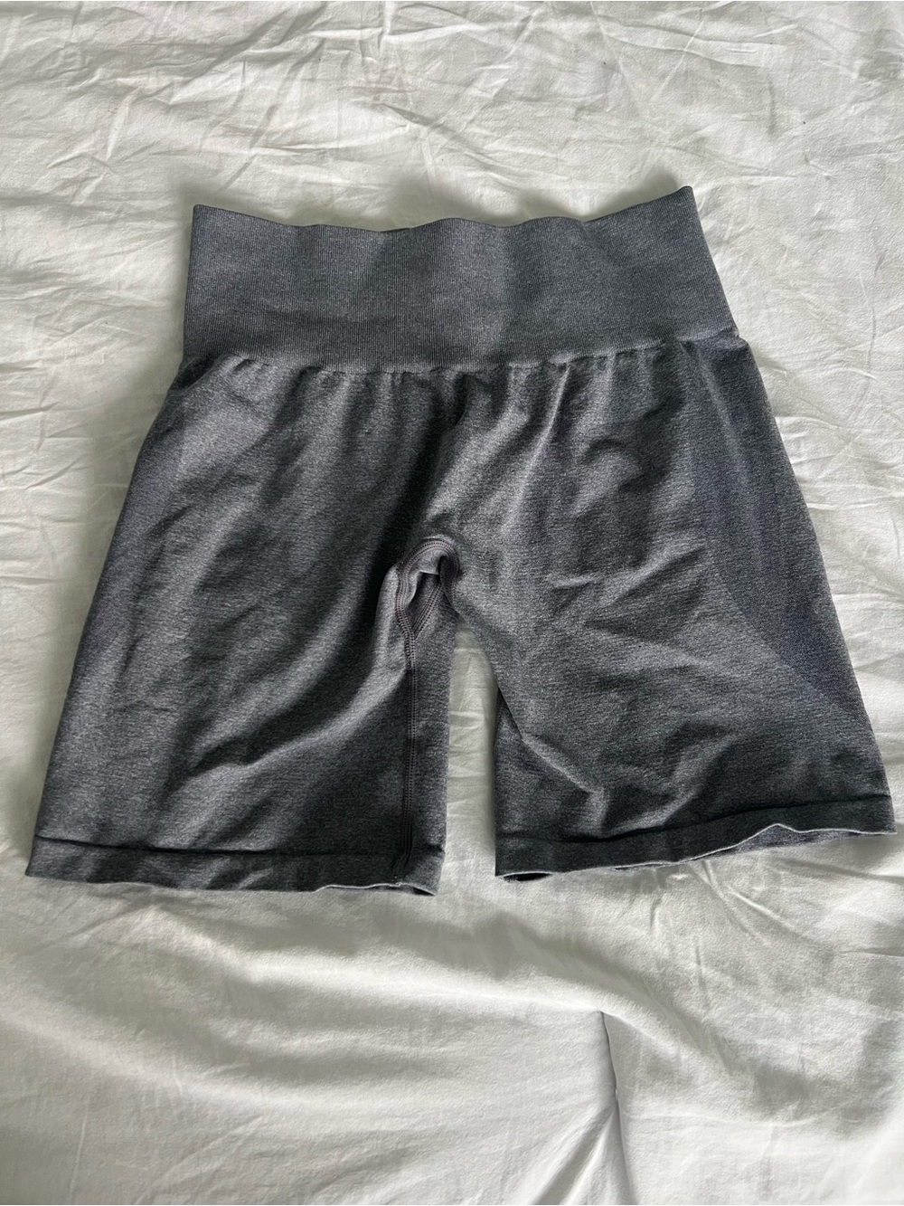 NVGTN High-Waist Gray Women's Bike Shorts